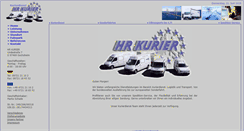 Desktop Screenshot of hr-kurierdienst.de